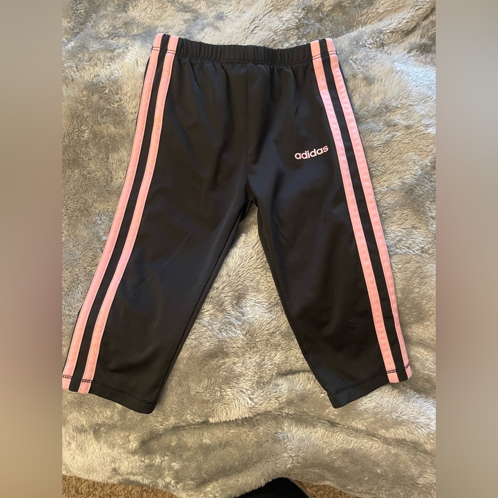 girls addias crop capris